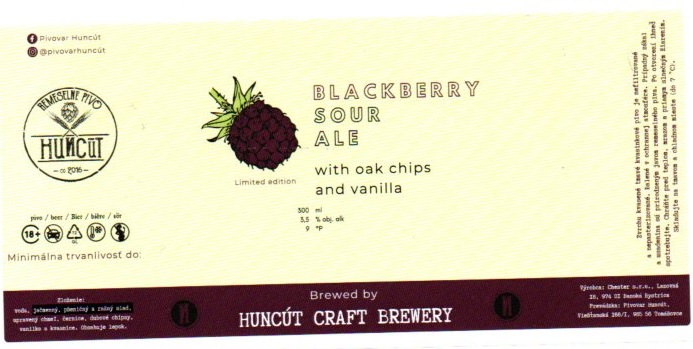 Blackberry Sour Ale