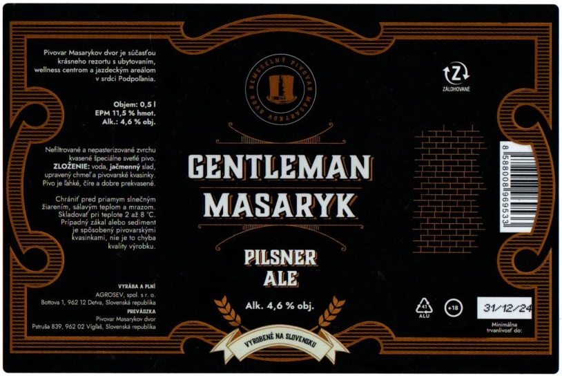  Gentleman Pilsner Ale 1