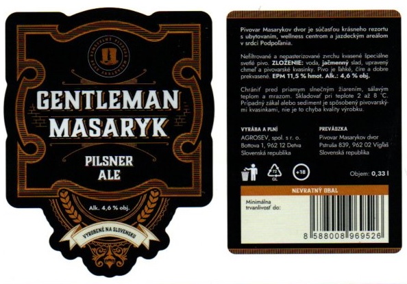  Gentleman Pilsner Ale 1