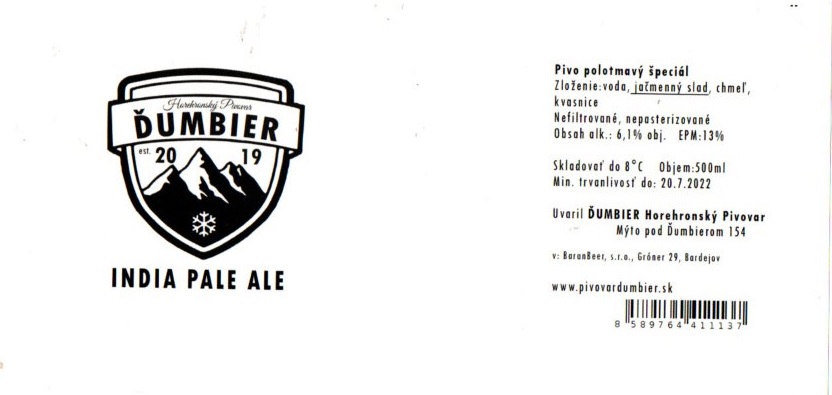 Indian Pale Ale 2 leskla